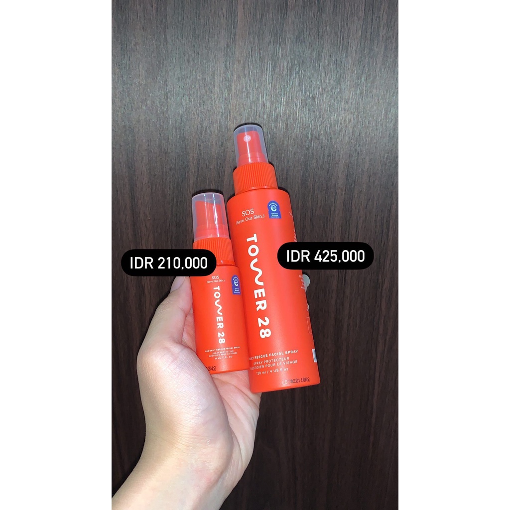 Jual Ready Tower 28 Sos Daily Rescue Facial Spray Shopee Indonesia 0099