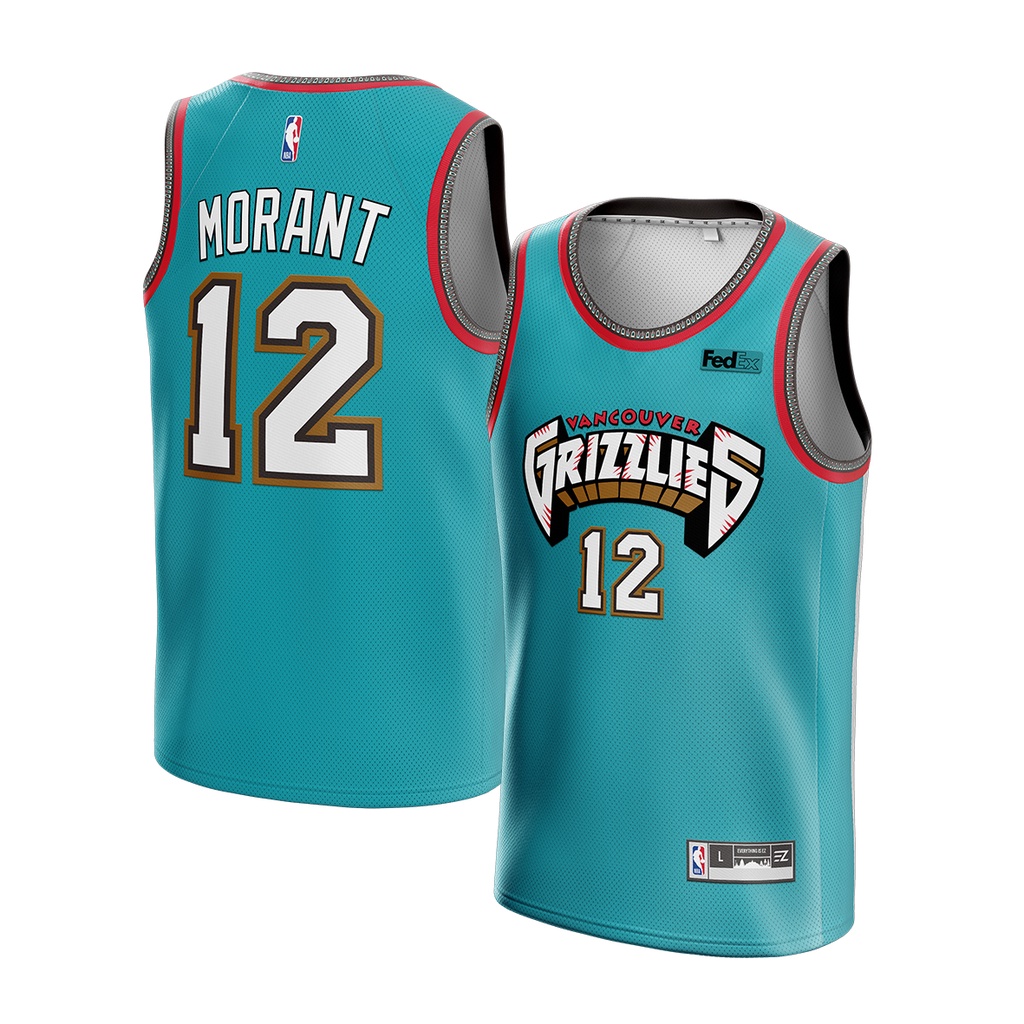 Jual Jersey Ja Morant Memphis Vancouver Grizzlies 12 TOSCA CLASSIC