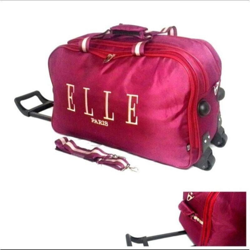 Jual Tas Pakaian Baju Troli Jumbo Travel Bag Trolly Roda Multifungsi