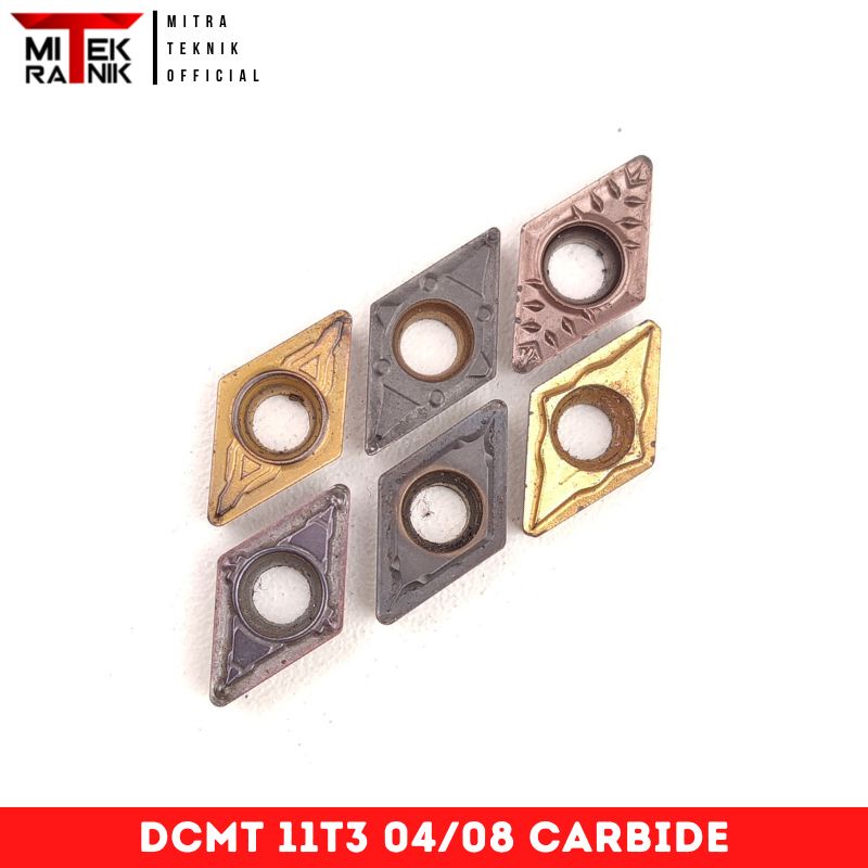 Jual Pisau Insert Bubut DCMT 11T3 Material Carbide Untuk Holder SDNCN ...