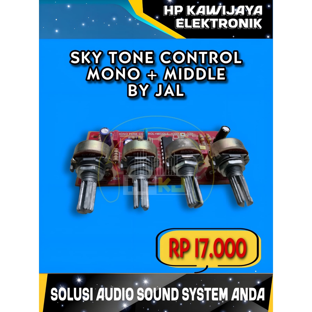 Jual KIT TONE CONTROL MONO + MIDDLE SKY JAL KIT SKY TONE CONTROL MIDDLE