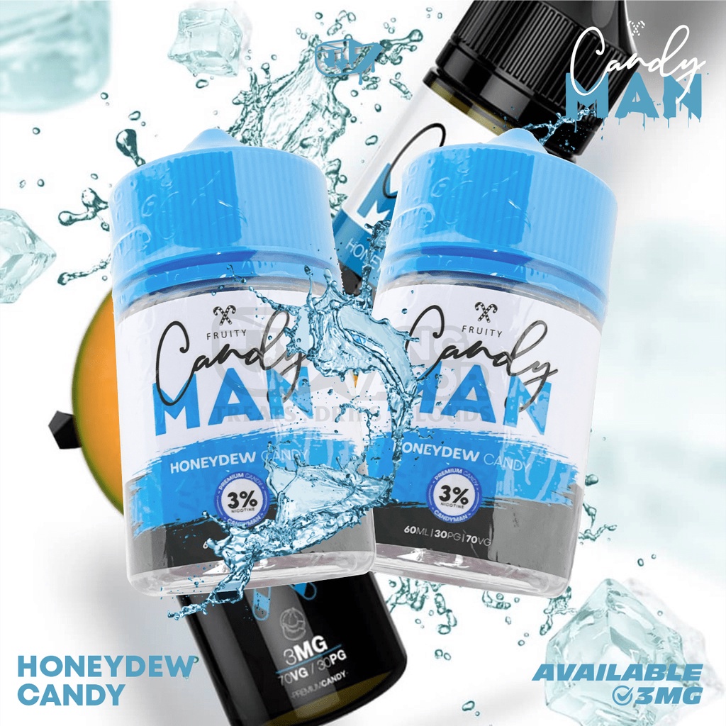 Jual Liquid Freebase Candy Man Honeydew Candy 3MG 60ML / Candyman