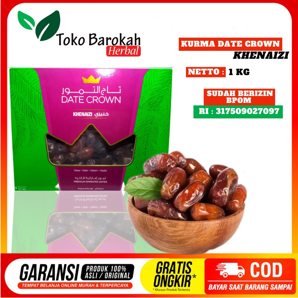 Jual Date Crown Kurma Date Crown Khenaizi Kg Kurma Basah Premium