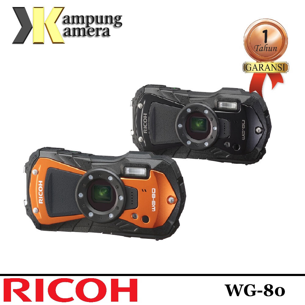Jual Ricoh WG-80 WG80 WG 80 Digital Underwater Camera Waterproof Kamera ...