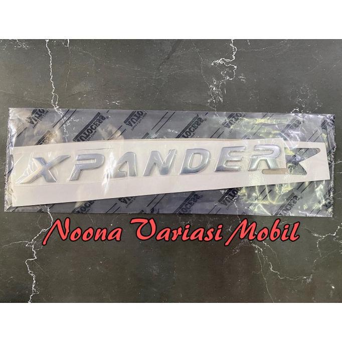 Jual Logo Emblem Kap Mesin Xpander Saja Chrome Tipis Plus Cetakan Shopee Indonesia