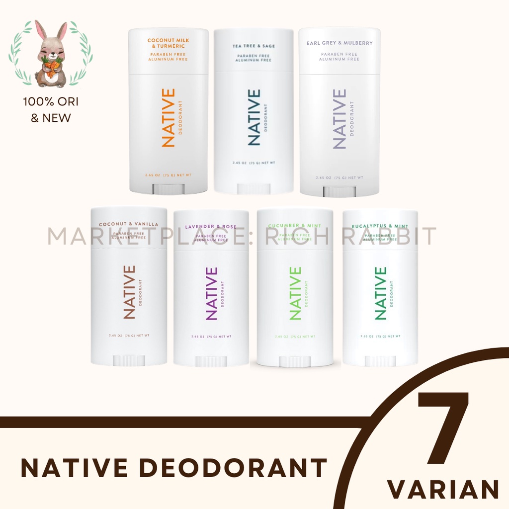 Jual Native Deodorant Organic Men Woman Anti Perspirant Organik