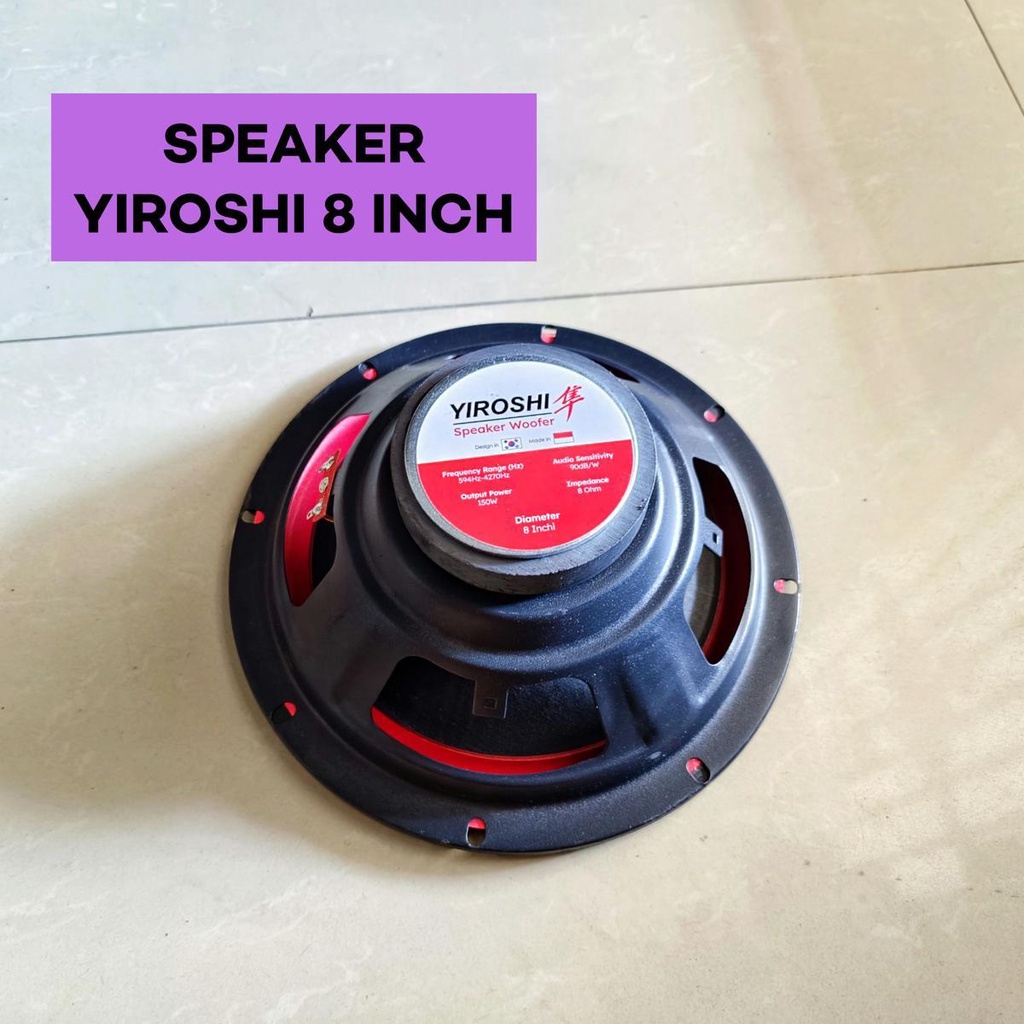 Jual Speaker Yiroshi 8 Woofer | Shopee Indonesia