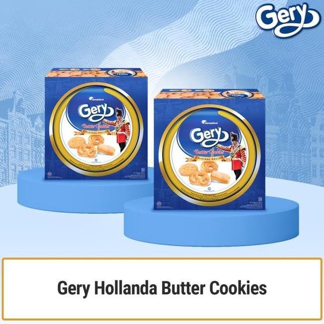 Jual BISKUIT KALENG MILIKI GERY HOLLANDA BUTTER COOKIES BISKUIT 2