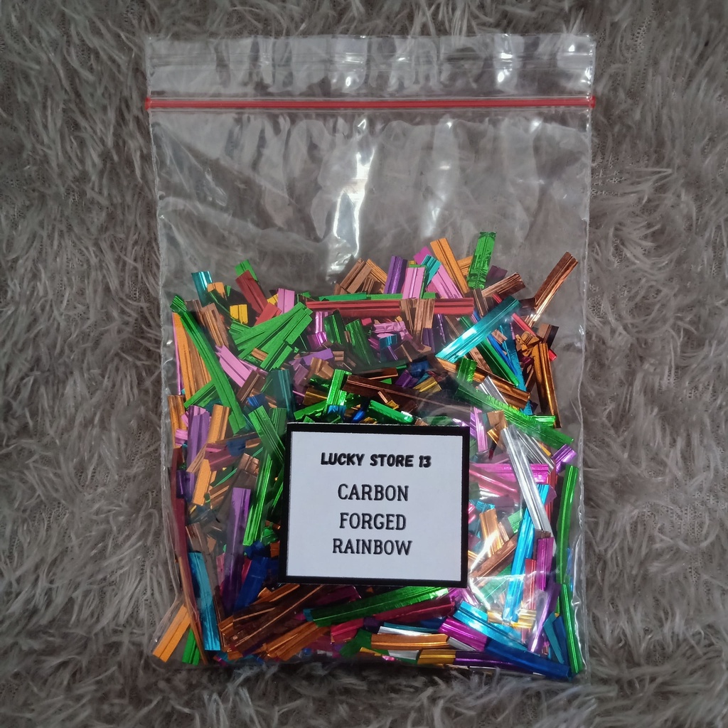 Jual Premium Carbon Forged Rainbow Ukuran Lebar 10gr Serat Campuran