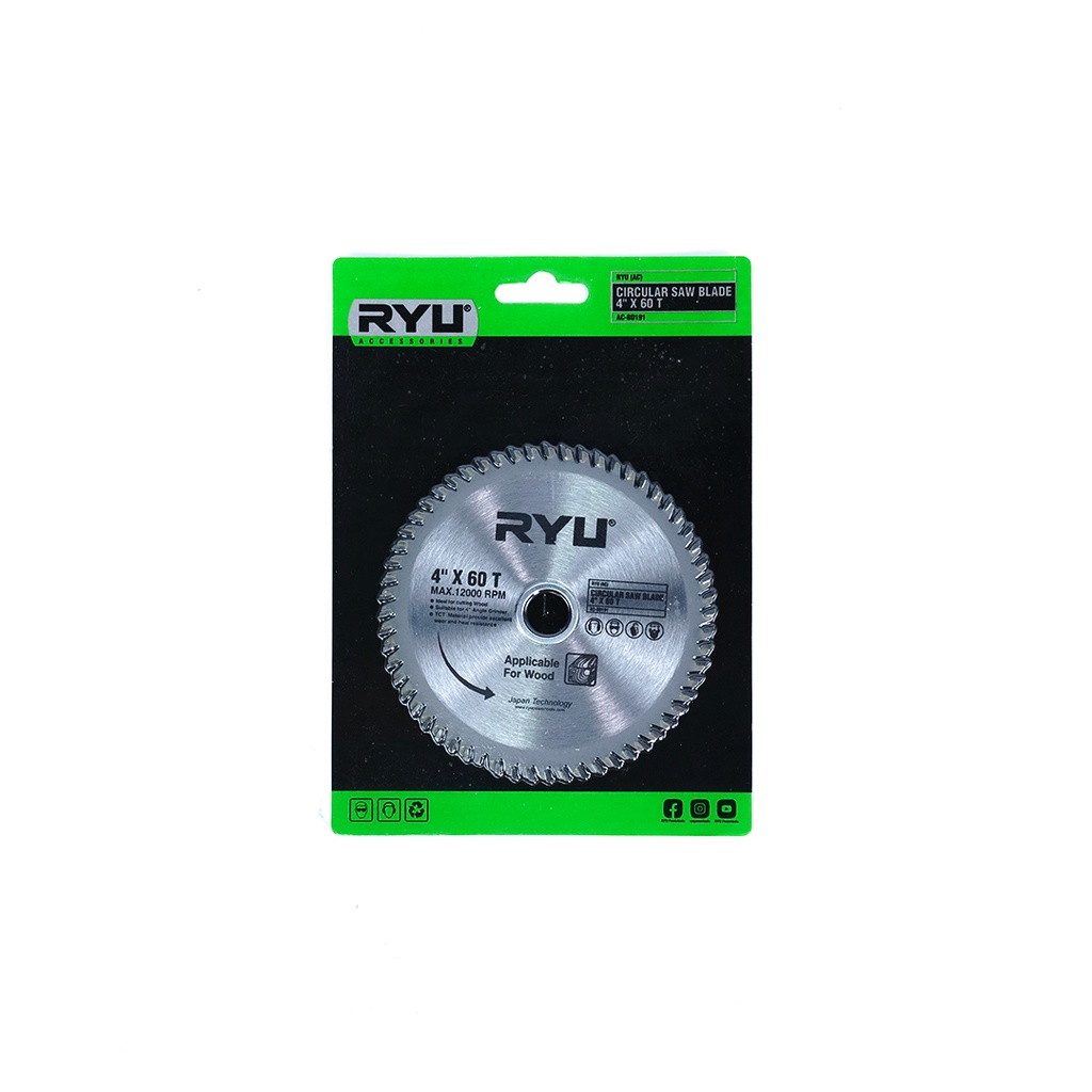Jual RYU CIRCULAR SAW BLADE 4