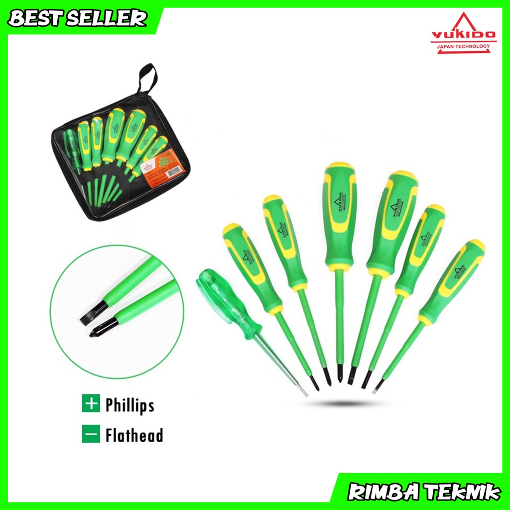 Jual Obeng Set 7 Plus Minus Obeng Listrik Set 9 Pcs Plus Minus Dan Tespen Elektrik Obeng Tes Pen