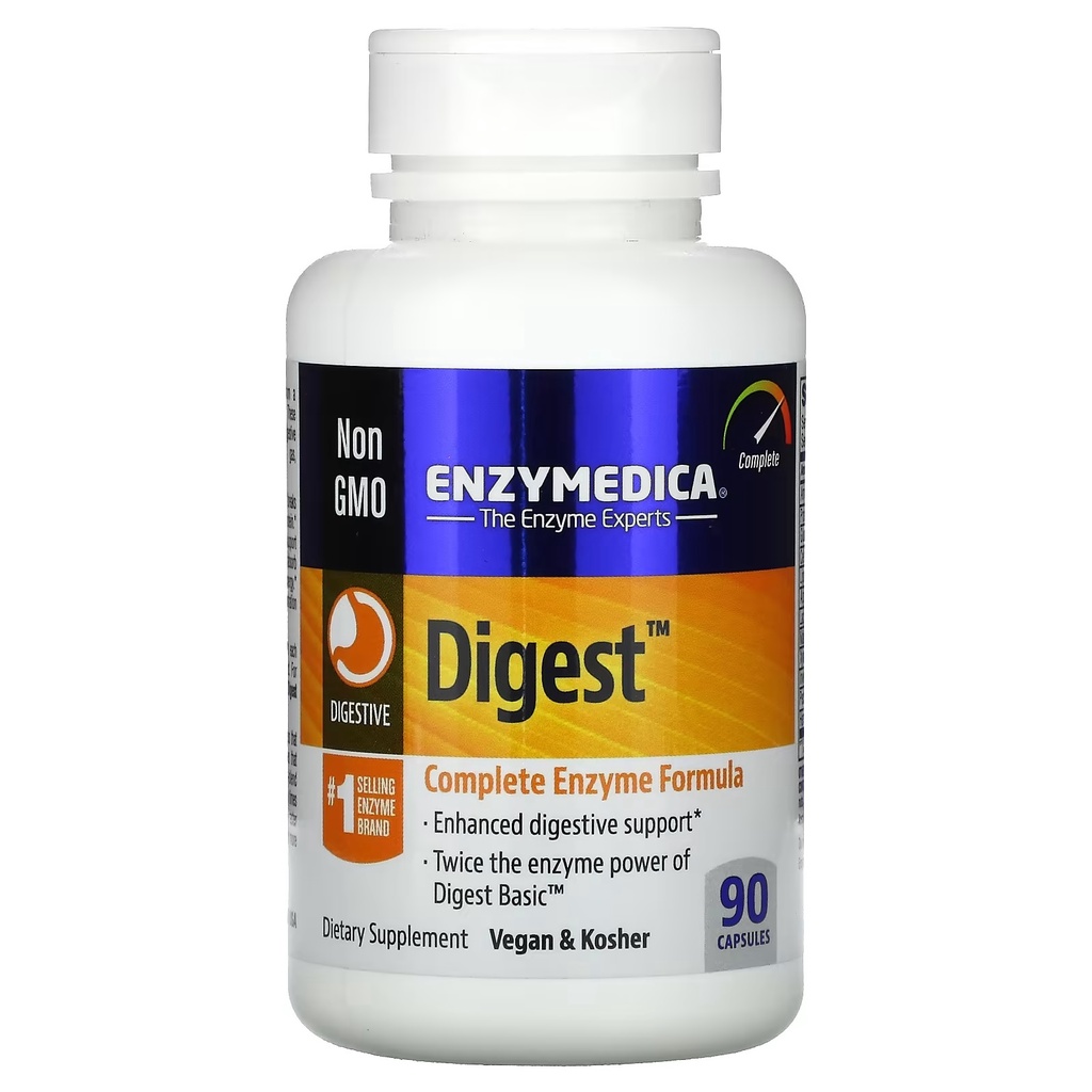 Jual Enzymedica, Digest, Complete Enzyme Formula, 90 Capsules | Shopee ...