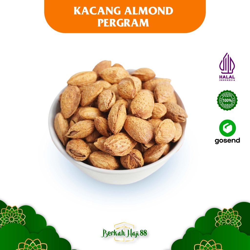 Jual Almond Kacang Almond Roasted Milk Flavour In Shell Kacang