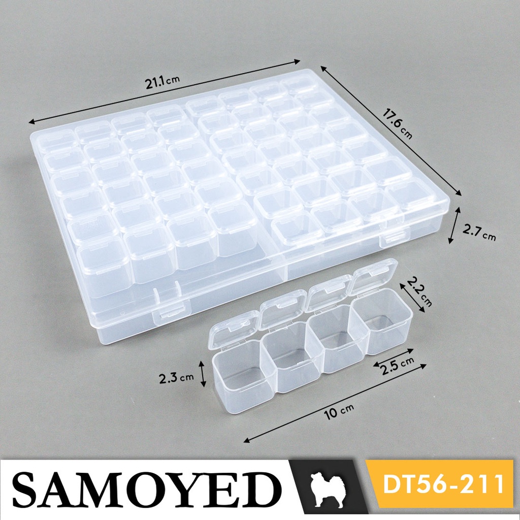 Jual SAMOYED BX-DT56-211 Tempat / Kotak Plastik PP Penyimpanan Serba ...