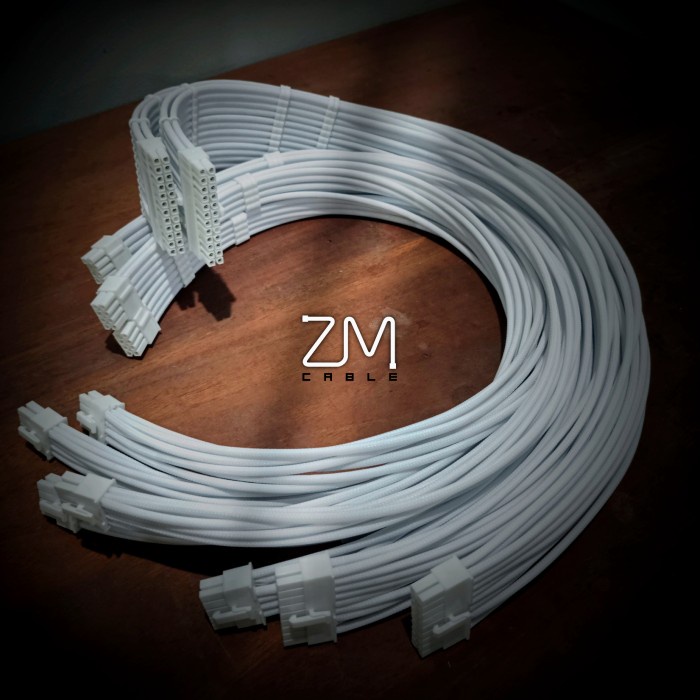 Jual Kabel Custom Cable Cooler Master Sleeve Kabel Psu Full Modular