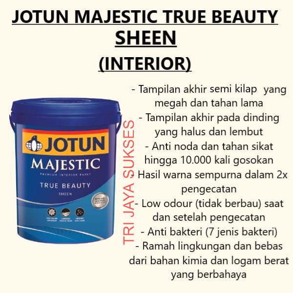 Jual Jotun Majestic True Beauty Sheen Interior Shopee Indonesia 6843