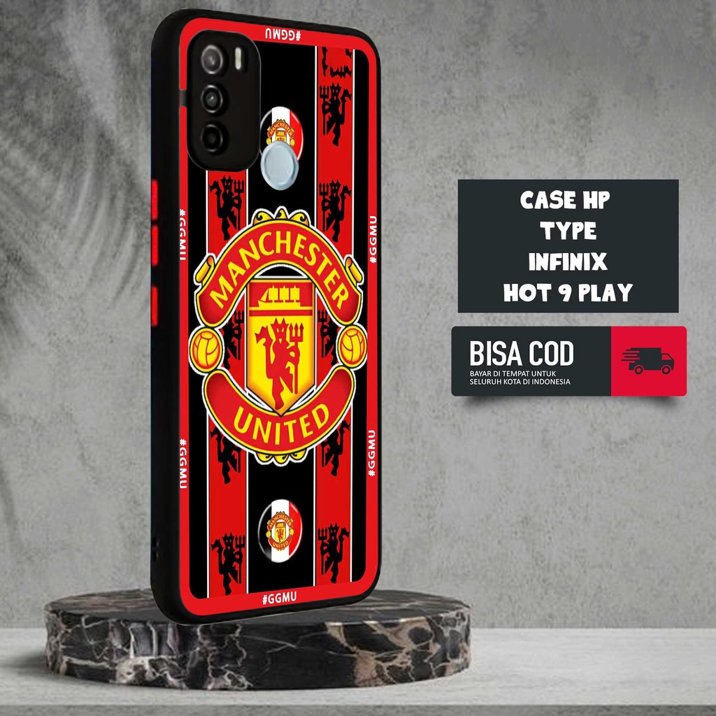 Jual CASE INFINIX HOT PLAY MOTIF [CLUB BOLA] TERLARIS CASING