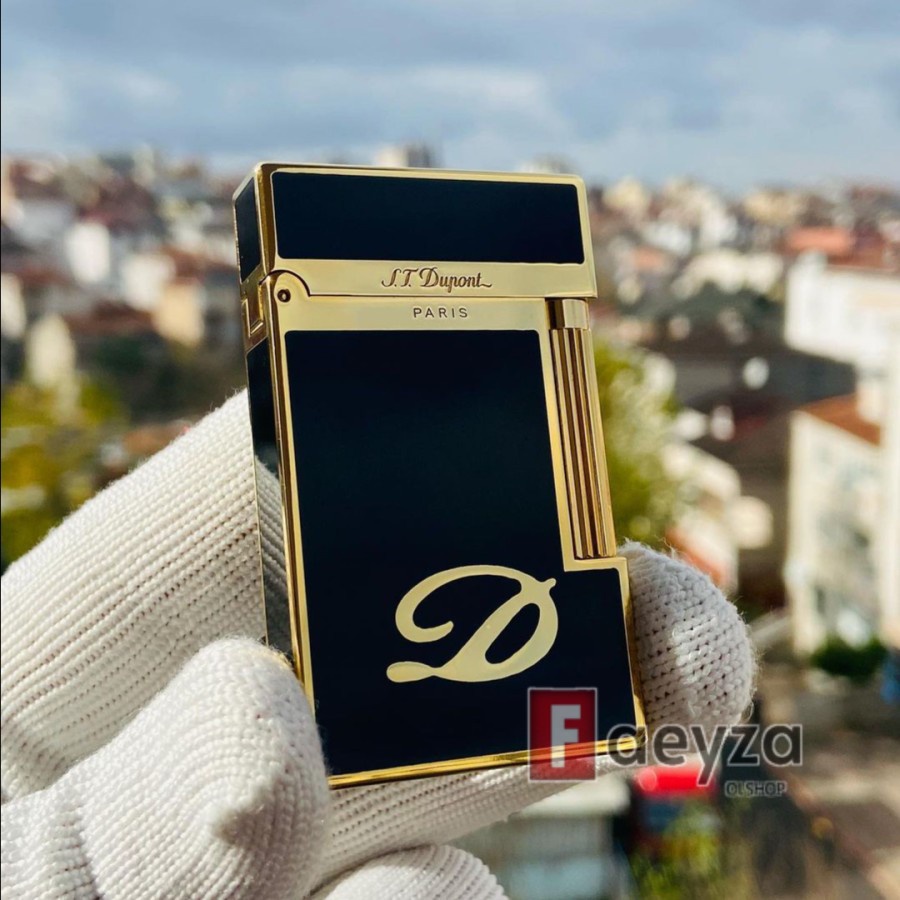 Jual Korek Api S.t Dupont Black Gold DParis Super Premium Unik | Shopee ...