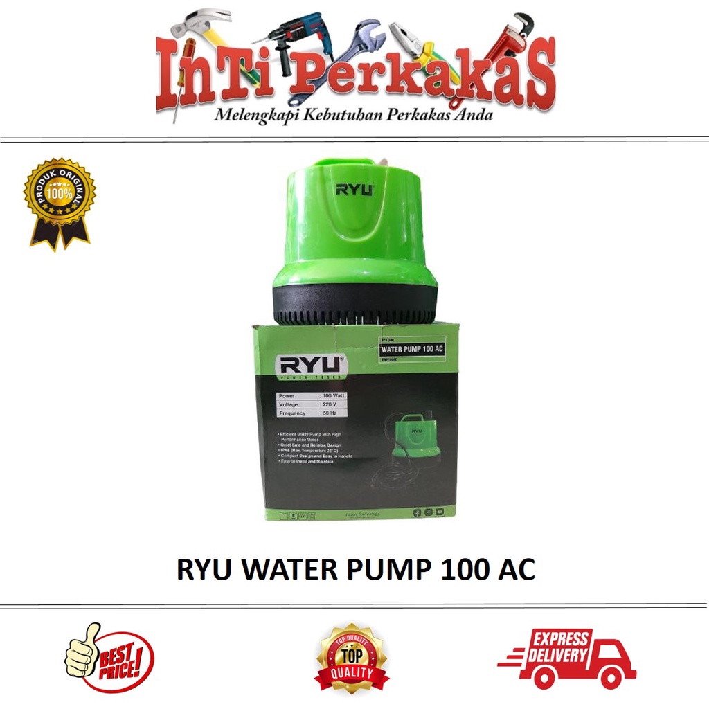 Jual RYU WATER PUMP 100 AC - POMPA AIR CELUP RWP 100 AC | Shopee Indonesia