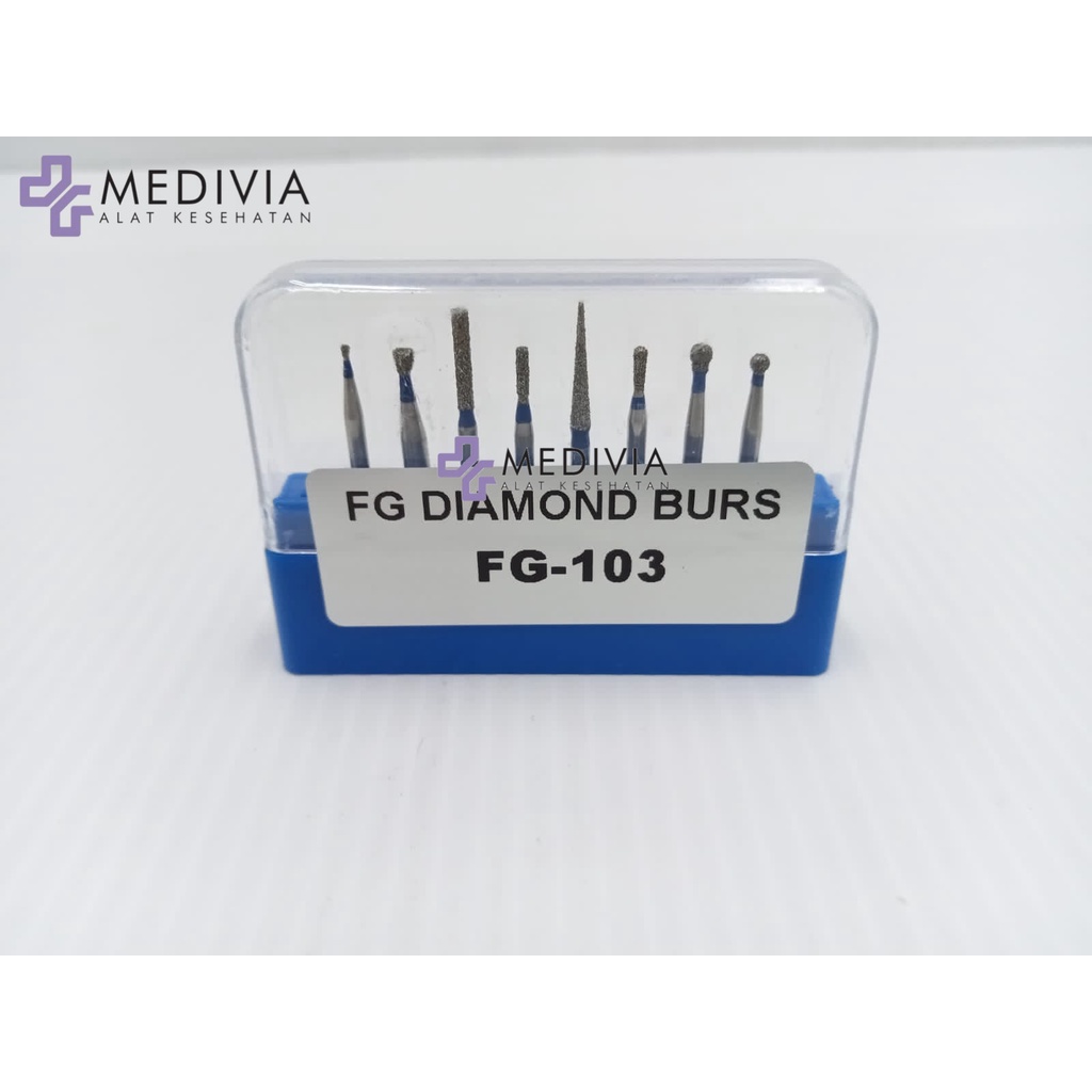 AZDENT Diamond Dental Burs Kit FG Crown Prep Anterior/Molar (FG112 & FG113)