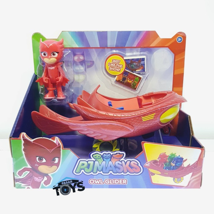 Jual Terlaris Pj Masks Vehicle Owl Glider & Owlette Figure Pjmasks ...