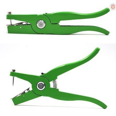 Jual Alat Tindik Telinga Sapi Aplikator Eartag Ear Tag Applicator Hijau ...