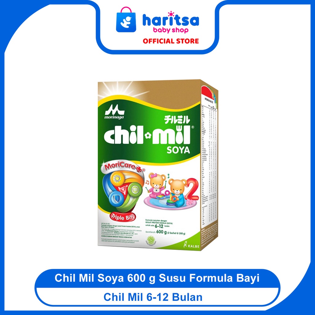 Jual Chil Mil Soya 600 g Susu Formula Bayi 6-12 Bulan | Shopee Indonesia