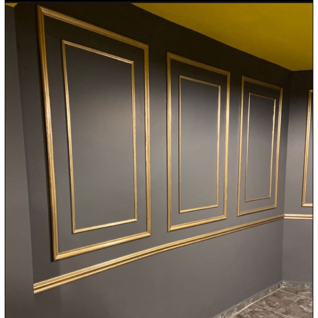 Jual Lis Kayu Wall Moulding Molding Wainscoting Lis Dinding Profil Kayu