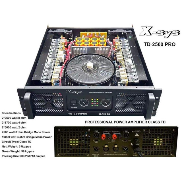 Jual Power Amplifier XSYS TD2500PRO / TD-2500 PRO Class TD Original ...