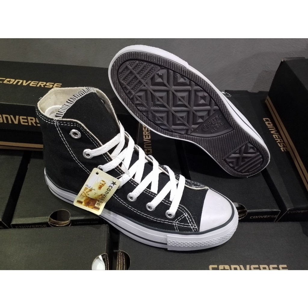 Jual CONVERSE ALL STAR HITAM (HIGH) | Shopee Indonesia