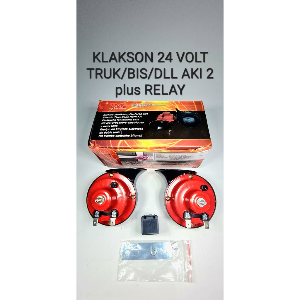 Jual Klakson Keong TRUK AKI 2 VKeras 24Volt / Horn Keong 24V , klakson