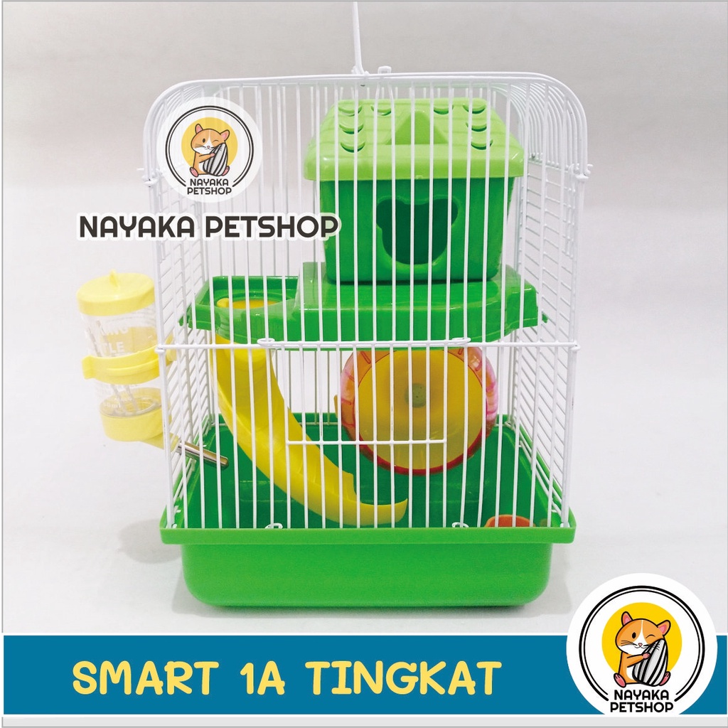 Jual Smart Tingkat 1A Kandang Hamster Murah Tingkat 2 Lantai Rumah Besi ...