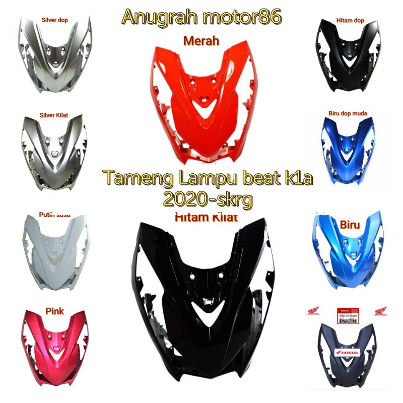 Jual Tameng Lampu Tameng Panel Cover Front Panel Depan Beat K A Sekarang Shopee Indonesia