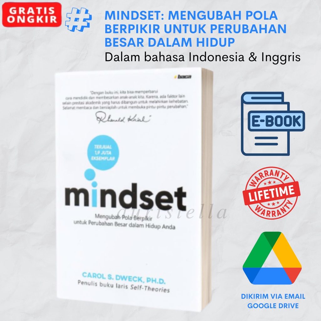 Jual MINDSET: MENGUBAH POLA BERPIKIR UNTUK PERUBAHAN BESAR DALAM HIDUP ...