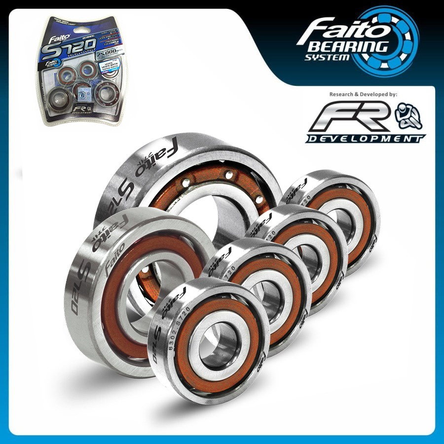 Jual FAITO Bearing Gardan Gearbox Rasio Set Vespa Matic Matik Series
