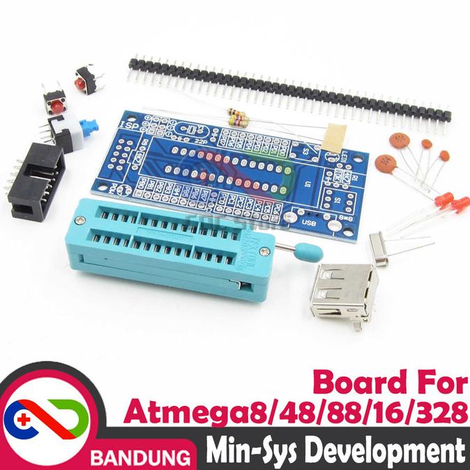 Jual [CNC] AVR ISP MINIMUM SYSTEM DEVELOPMENT BOARD FOR ATMEGA8 ...