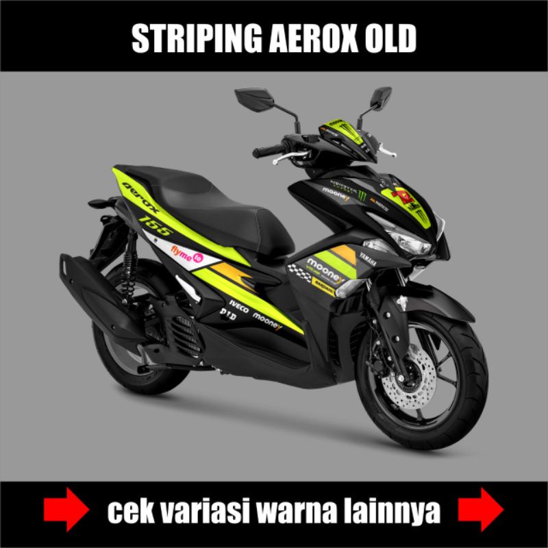 Jual STRIPING AEROX 155 OLD / STICKER DECAL YAMAHA AEROX OLD LAMA ...