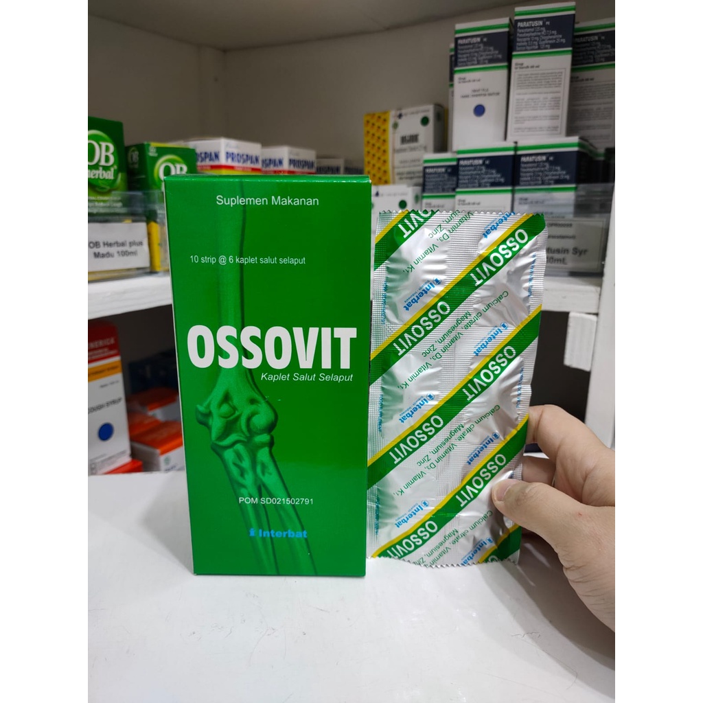 Jual Ossovit Strip Isi 6 Tablet Obat Original | Shopee Indonesia