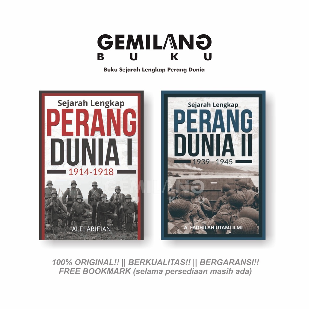 Jual Buku Sejarah Lengkap Perang Dunia 1 & 2 | Shopee Indonesia