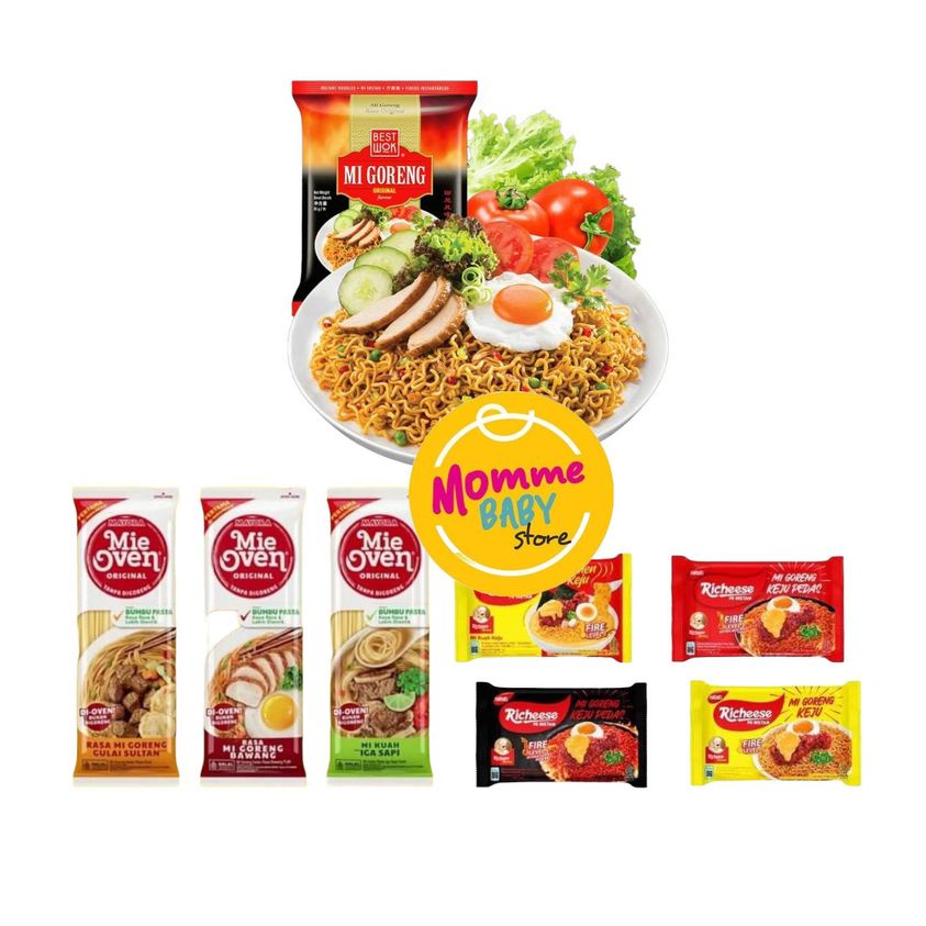 Jual Mi Best Wok mie goreng 3 varian bestwok Black pepper Original ...
