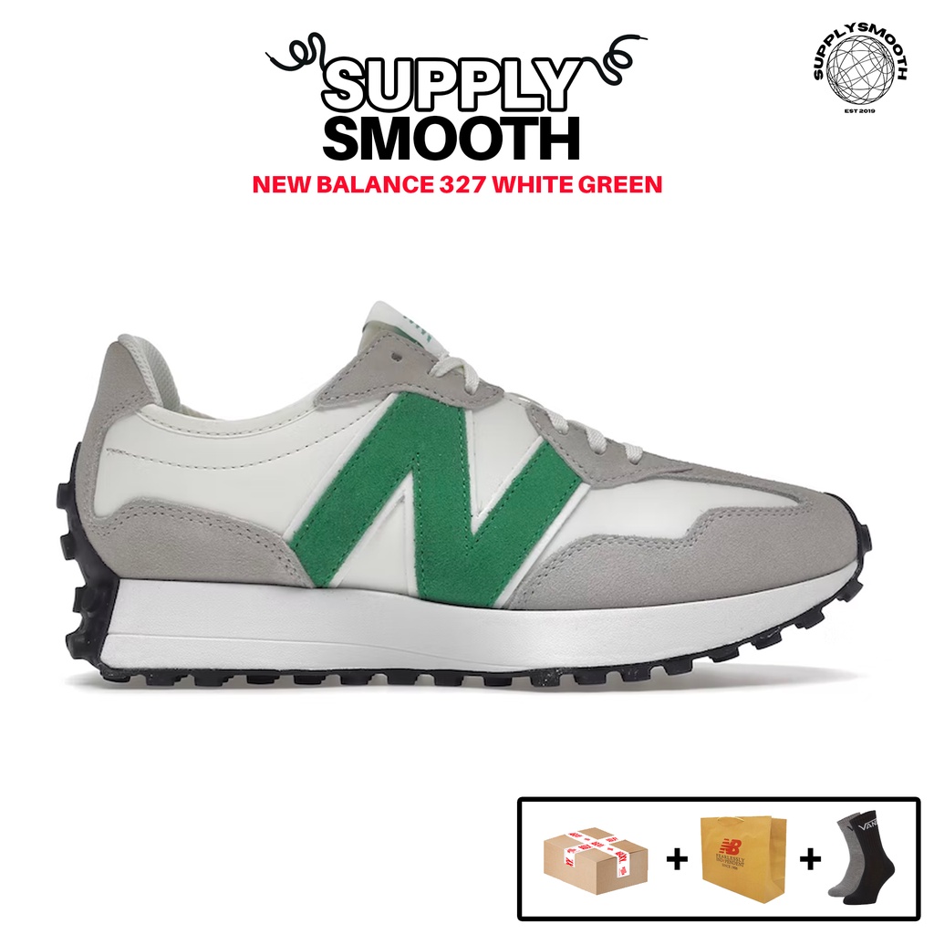 Jual New Balance 327 White Green WS327LG Shopee Indonesia