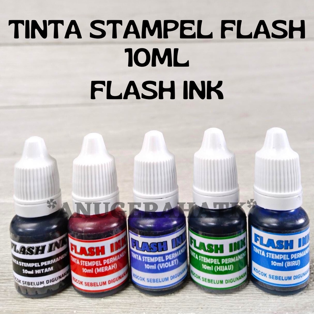 Jual Tinta Stempel Flash Premium Flash Ink 10 ML Shopee Indonesia