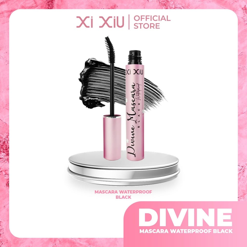 Jual Xi XiU DIVINE MASCARA BLACK WATERPROOF LASH FABULOUS CURVED BRUSH