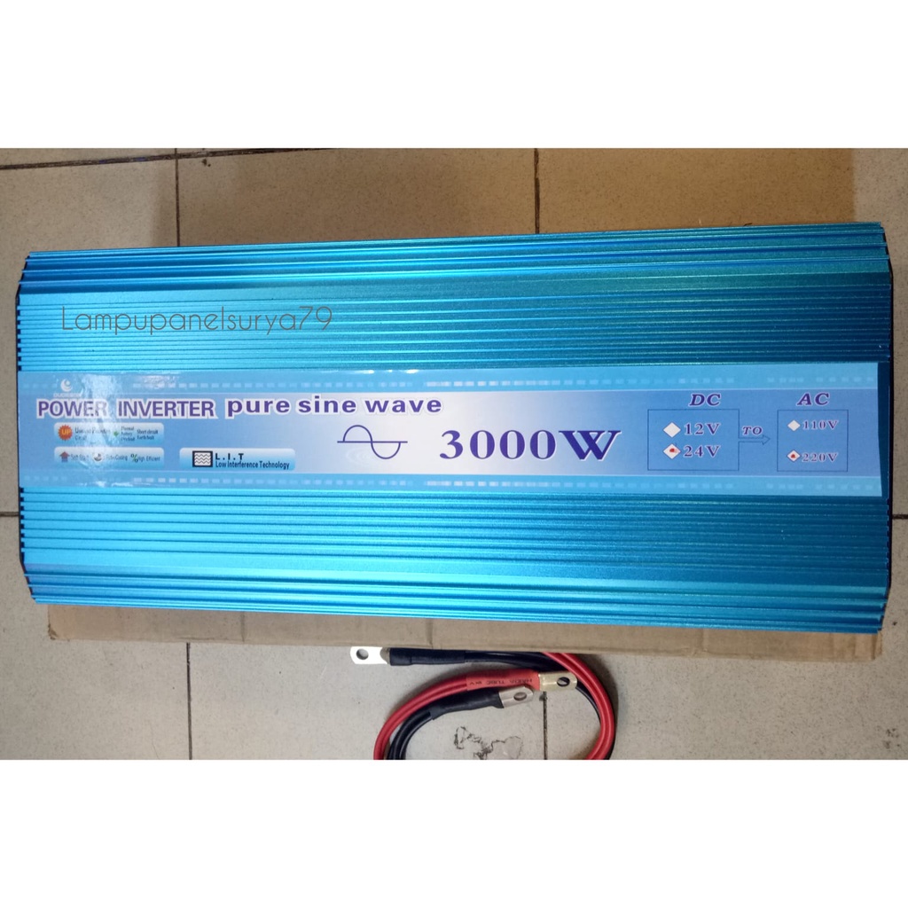 Jual Power Inverter Pure Sine Wave 3000Watt 24V Sinus Murni Oudeson ...