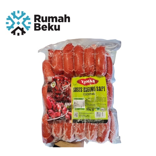 Jual YOMAS SOSIS SAPI COCKLTAIL MERAH 500GR | Shopee Indonesia