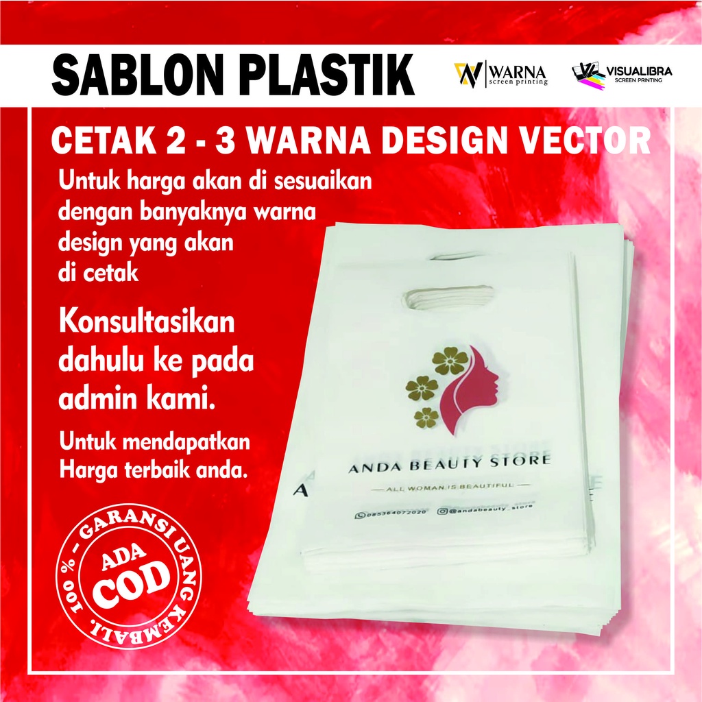 Jual PO SABLON CUSTOM | CETAK 2 - 3 WARNA | UNTUK HARGA MENYESUAIKAN ...