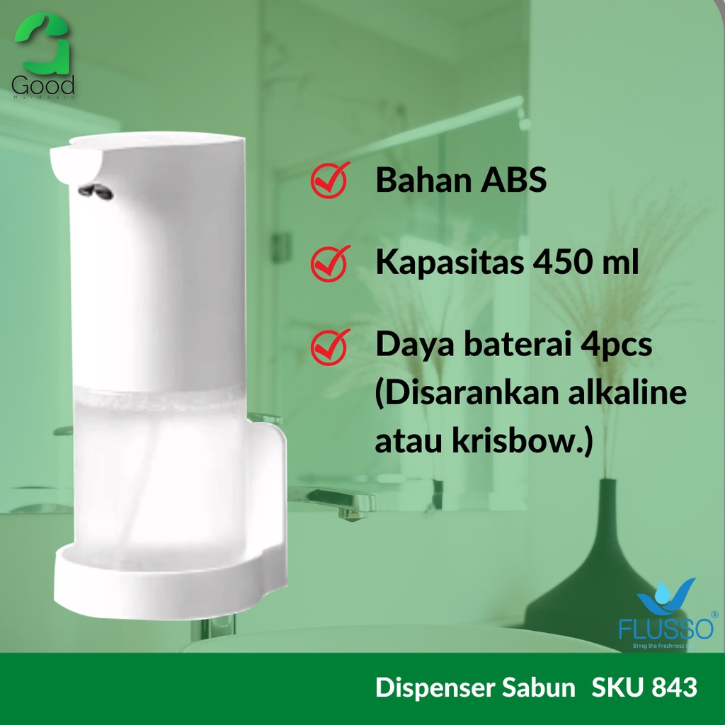 Jual Dispenser Sabun Otomatis Automatic Soap Smart Sensor Foam Stand ...