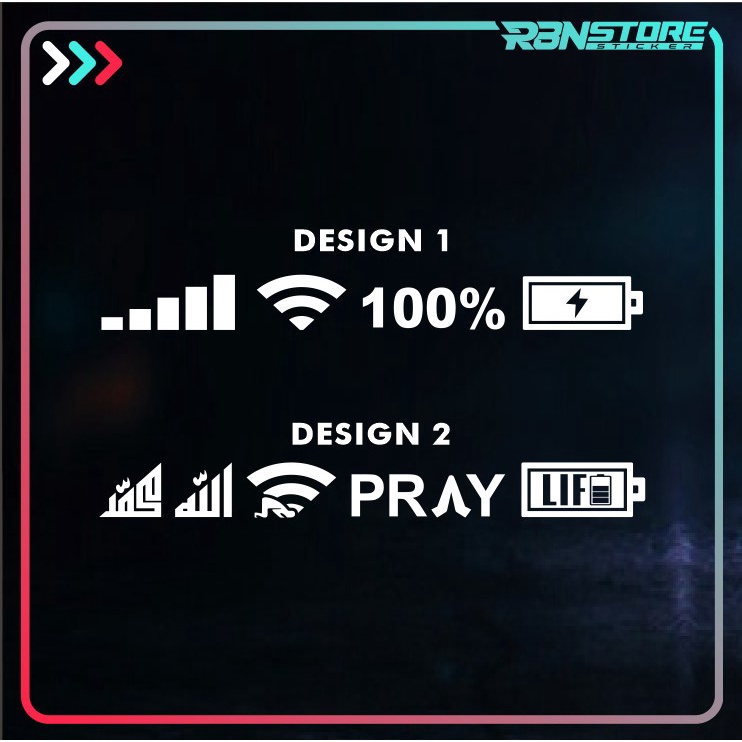Jual DESIGN BARU STIKER KACA MOBIL SIGNAL CUTTING STICKER WARNA SOLID ...