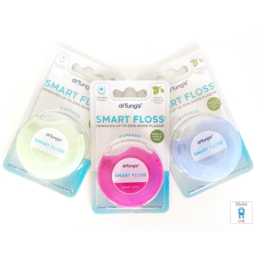 Jual Dr Tung's smart dental floss. 30yd (27m) . Made in Italy. Natural