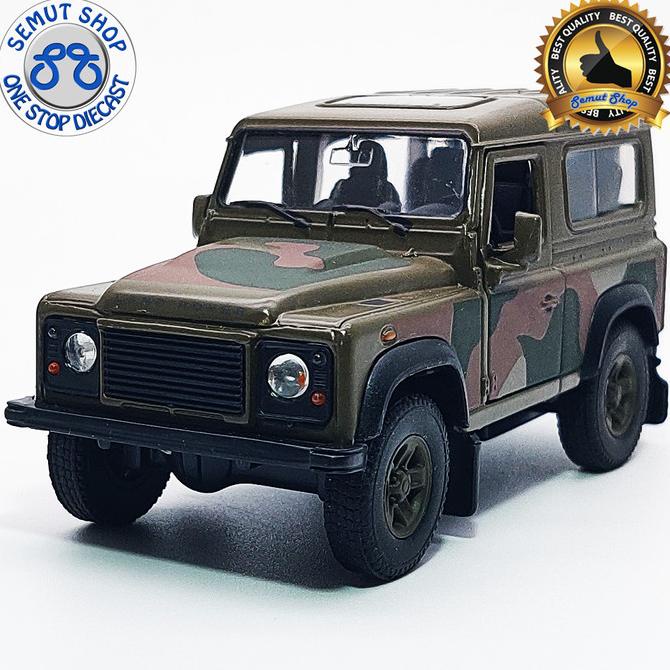 Jual Welly Nex Land Rover Defender Military Edition Miniatur mobil ...